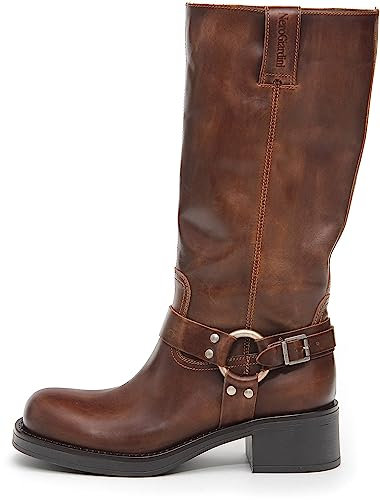 Nero Giardini I309221D Stivali Donna In Pelle - Beige 37 EU