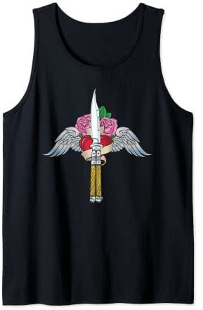Knife butterfly Knifes Balisong Flipping Butterfly Knife Tank Top