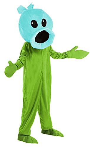 Plants Vs Zombies Snow Pea Fancy Dress Costume Jumpsuit for Adults Large