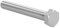 meinschraubenversand.de - Sechskantschrauben M6x30 50 Stück DIN 933 (Vollgewinde, Gewindeschrauben, Maschinenschrauben, Außensechskant, ISO 4017) A2 V2A rostfreier Edelstahl M6 x 30