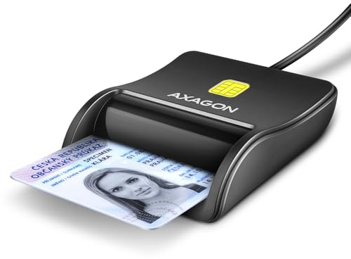 AXAGON CRE-SM3N USB Smart Card FlatReader