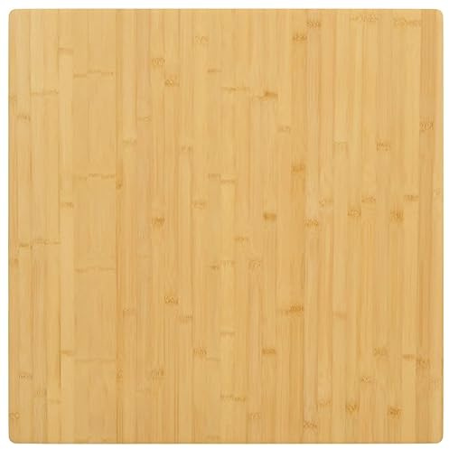 vidaXL Tischplatte 80x80x2,5 cm Bambus