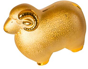 ibasenice Schaf Sparschwein kreativer Spartopf Sparschwein für Jungen Ornament Sparschwein Mädchen Sparschwein aus Keramik für Schafe Schreibtisch Geldtopf Spardose Statue Kind Dekorationen