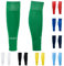 LION SPORTSWEAR Kids/Youth Football Sock Sleeves To Accompany Grip Socks - Fits Over Calf/Shin Pads - Variety Of Colors To Match Your Team Kit (Green)
