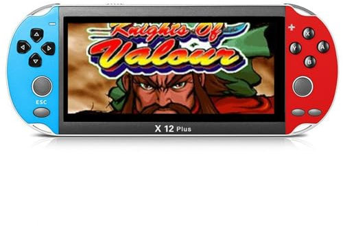 WUYJTIF X12 Plus 7 Console per videogiochi integrata in 10000 giochi 16 GB palmare doppio joystick controller di gioco Spupport uscita AV scheda TF