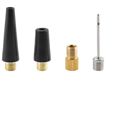 Ball Pump Needle Kit Replacement for Portable Tire Inflator Air Comressor Inflating Adapter,Air Pump Nozzle Adapter Kit for Inflatables, Balloons,Sport Balls, Bicycles,Bike, inflator adapter kit,4pcs