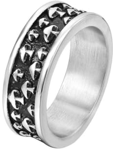 Gu Feng Schmuck Persönlichkeit Vintage kleiner Pilz Titan ring