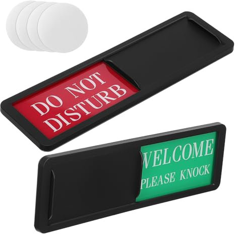 ULTECHNOVO 2 Pcs Dishwasher Tiles Office Supplies Office Supply In Use Available Sign Sign Bedroom Door Signs Slider Privacy Indicator Welcome Shop Sign Do Not Disturb Magnet