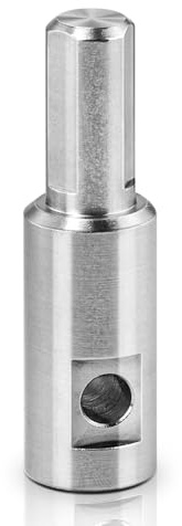 Ice Auger Drill Adapter Bit, Fits Drill Chuck 1/2 Plus and 1/4 Hole for 1/4-20 Wing Bolts & Locking Screws, Hand Fishing Anchor Bit Ice Fishing Auger Adapter for Cordless Drill- 1 Pack