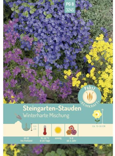 Pabst Keimkraft - Steingarten-Stauden Winterharte Mischung Samen - 173245