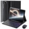 MicroTunk für iPad Pro 11 Zoll (4, 3, 2, 1 Generation-2022/2021/2020/2018) Hülle mit kabellose Bluetooth Deutsche Tastatur (QWERTZ) und Maus mit integriertem Stifthalter Keyboard case Schwarz