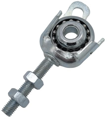 IWOFER Staffa in Acciaio con Cuscinetto | Regolabile con Dadi | Per Motore Avvolgibile Tapparella