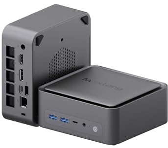 Maxtang Core i7-13620H Mini PC [Cache 24MB 10C/16T Up to 4.9 GHz], Dual DDR5 Ram, PCIe4.0 SSD, Display with HDMI+DP+Thunderbolt4 Space Gray 16GB RAM 512GB SSD