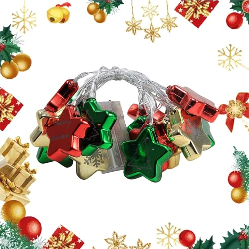 Kugelkette für Weihnachtsbaum Festlich, Leuchtende Farben, Ornamente,