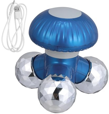 FOMIYES Elektrisches Vibrationsmassagegerät für Muskeln mit USB Ladung Abs Pp Material Kreatives Design für Schulter und Nackenmassage im Wellnessbereich