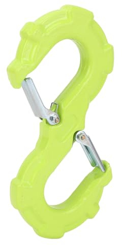 Fafeims S Shaped Winch Hook Storage Box/Cover Tow Shackle 6600Lbs Load for Trucks ATVs Carbon Steel