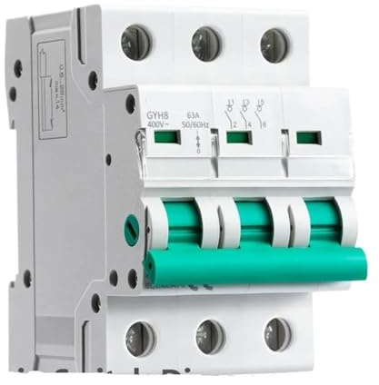 Interrupteur principal triphasé 63 A, 100 A, 125 A, disjoncteur d'isolement for usage domestique ou industriel 400 V GYH8(100A)