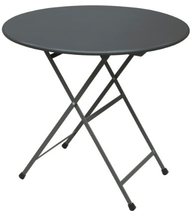 Arc en Ciel Klapptisch rund ø 80 cm - antikeisen