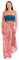 Ciffre Sarong Pareo Wickelrock Dhoti Loop Tuch Strandtuch Schal Zebra Weiß Rot Schal