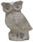 colourliving Dekofigur Eule Athene Gartenfigur Shabby Vintage Look Dekoration Tier Skulptur Wohnung Garten