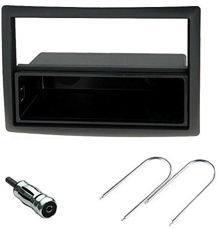 Sound-way Kit de Montage Autoradio, Façade Cadre de Radio 1 DIN / 2 DIN, Adaptateur Compatible avec Renault Megane