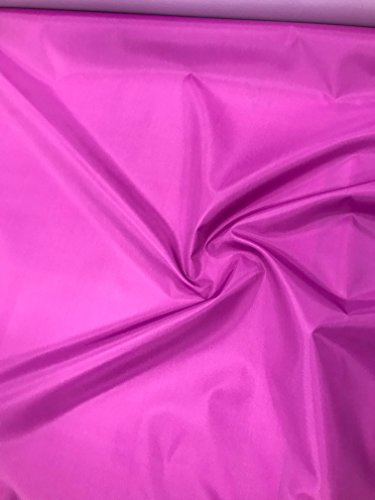 EU Fabrics 4oz Waterproof Fabric - 150cm Wide, 100% Polyester, PU Waterproof Treatment - Outdoor Covers Replacement - Ideal for Bags, Pet Bedding, Picnic Cloth - Fabrics Material per Metre (Cerise)