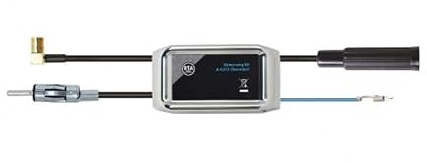 Passiver Antennensignal-Verteiler zwischen AM/FM und DAB+ mit Phantomseinspeisung mit Phantomseinspeisung. mit Phantomseinspeisung