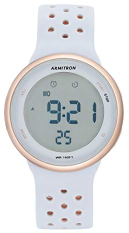 Armitron Sport Unisex Digital Chronograph Silicone Strap Watch, 40/8423