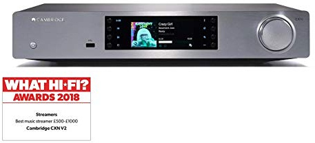Cambridge Audio CXN (V2) – Netzwerk-Audio-Player mit Chromecast-Integration, AirPlay 2, Spotify Connect, Tidal, mit Roon kompatibel.