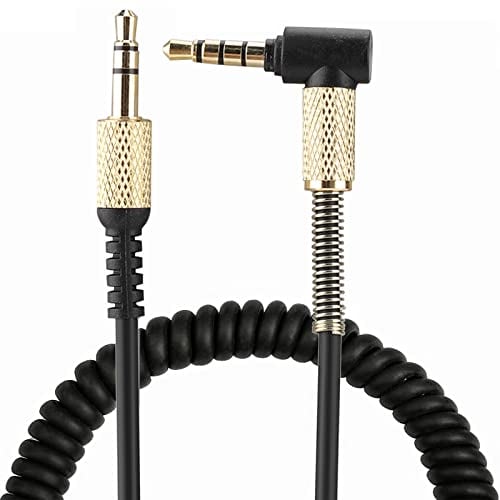 Queen.Y Ersatz Audio Kabel 3,5mm Stecker Volumen Steuerung Kabel Kopfhörer Mikrofonkabel Haltbares Headset-Mikrofonkabel für Marshall Ii