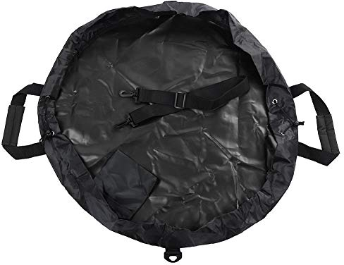 Alvinlite Surf Neoprenanzug Wickelauflage Surfing Beach Pad zum Surfen Kanu Klettern Angeln(Schwarz)