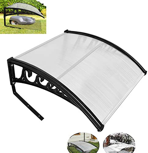 ACXIN Mähroboter Garage Dach Carport für Rasenmäher Automower Mähroboter Carport Schutzhülle Schutz vor Regen, Hagel und UV-Strahlen 103 x 81 x 45 cm