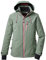 Killtec Damen Ksw 10 Wmn Jckt Skijacke Funktionsjacke mit abzippbarer Kapuze und Schneefang, grüngrau, 40 EU