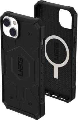 URBAN ARMOR GEAR UAG Designed for iPhone 14 Plus Case Black 6.7 Pathfinder Built-in Magnet Compatible with MagSafe Charging Slim Lightweight Shockproof Dropproof Rugged Protective Cover