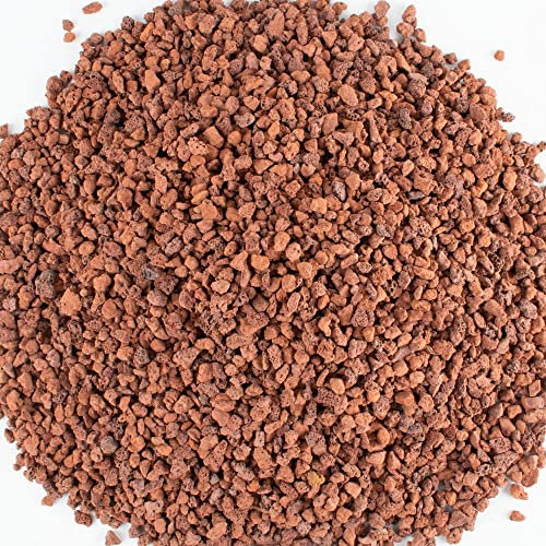 Natürliche Lavasteine Granulat Dekorative Landschaftsgestaltung für Bonsai, Kakteen, Sukkulenten, Vasenfüller und Terrarienpflanzen, 2,3 kg