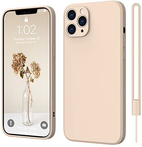 iPhone 11 Pro Hülle Silikon Case, ElestBela Hanyhülle iPhone 11 Pro Ultra Dünn Slim mit Microfiber, Kratzfeste Rundumschutz Case Schutzhülle Hülle für iPhone 11 Pro 5.8'' Khaki
