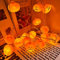 PAWARSO Halloween Pumpkin String Lights 3 Metres 20 LEDs,2 Modes Waterproof Fairy Lights Battery Operated for Halloween