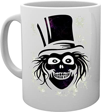 Fantasma De Sombrerera Con Mansión Embrujada Sucia Taza Mug Cup