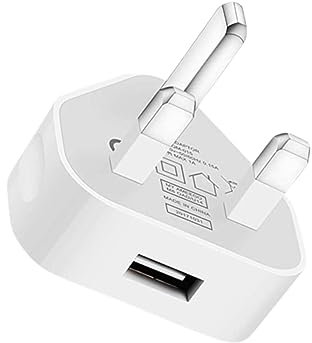 Fast Charging USB C Plug, 35W Charging Adapter, 3 Pin UK, Foldable, Travel, Super Fast Charger, iPhone 16, 15, 14, 13, 12, 11 Pro Max, XS, XR, 8, SE, iPad, Samsung, Google Pixel, Multi-Device
