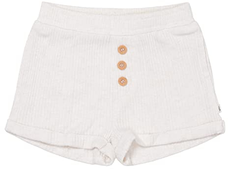 Little Dutch CL33993614 Kurze Hose/Shorts mit Tasche Rippe - Sand (Gr. 80)