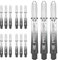 Target Darts 5 x Sätze of Schwarz Pro Grip Vision Dart Stems Zwischenzeitlich - 15 Dartschäfte Insgesamt