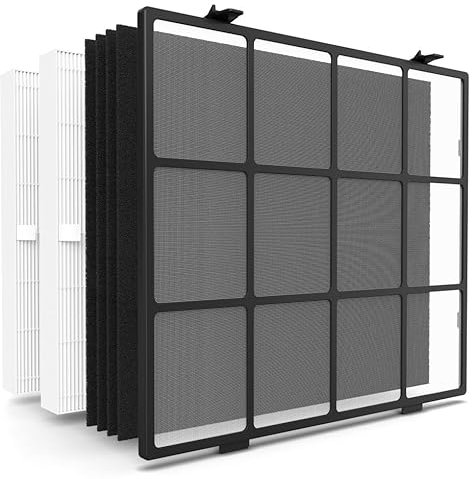 AP-1512HH Replacement Filter for Coway Airmega AP-1512HH Mighty 200M Purifier, Compared to Part #3304899, includes 1 Washable Pre-Filter & 2 Premium Filters & 4 Carbon Pre-Filters