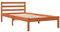 vidaXL Massivholzbett, Holzbett mit Kopfteil Sperrholzlatten, Einzelbett für Schlafzimmer, Bett Bettgestell, Wachsbraun 75x190cm Kiefer