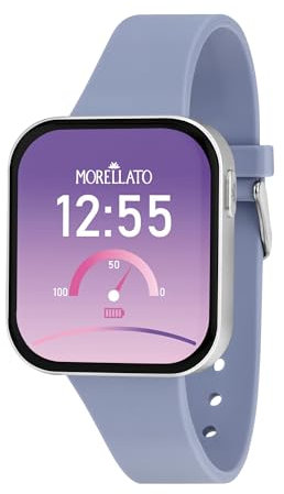 Morellato Smartwatch Donna, Digitale, Cinturino in Silicone, Cassa 35 mm, Collezione M-04 - R0151173502