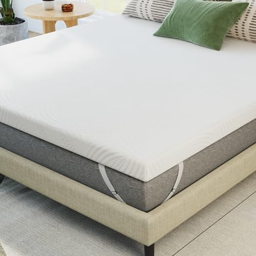 Novilla Surmatelas 160x190, 7.5CM Surmatelas en Mousse de confort, Certifié Sûr et Fiable par CertiPUR-US et Oeko-TEX, Absorbant et Respirant, Tissu Doux pour La Peau, Lavable