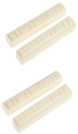 ibasenice 4pcs Mandolin Bridge Nuts String Instrument Neck Support Replacement Nuts Easy Install Remove