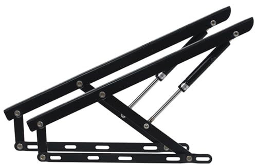 600KG Load Capacity Electric Steel Bed Lift Mechanism with Remote Control - Support Hinge for Storage Box Bed and Sprung Divan Bases - 2 PCS