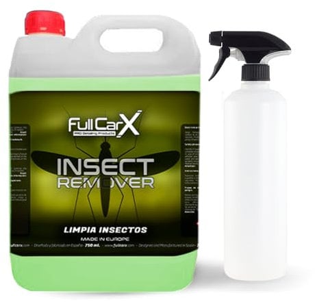 FULLCARX Insect Remover 5L Insektenentferner Auto, Flecken Vogelkot Entferner Lackreiniger, Schnell und Effizient Ohne Reiben, Karosserie Kunstoff Glas, Reinigung Detailing Professionelles Produkt