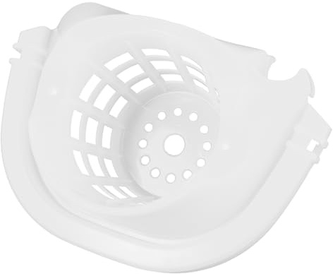 Plastic Mop Basket with Multiple Drainage Holes, Portable White | Replacement Mop Bucket Basket, Lightweight Cleaning Insert, Home and Commercial Use, Efficient Water Drainage