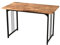 GOLDFAN Rechteckiger Esstisch aus Holz Metall Tischbeine Industrial Style Holztisch Küchentisch für 4-6 Personen, 120x70x76cm